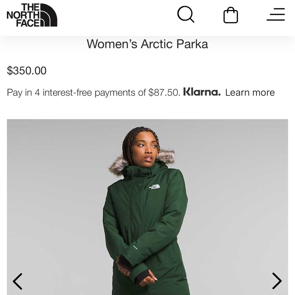 North face parka